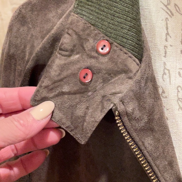 Pendleton khaki suede jacket - Picture 3 of 14